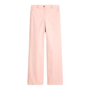 J.Crew Pink Full Length Wide Leg Trouser Chino Pants 2